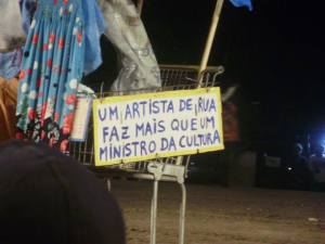 um artista de rua