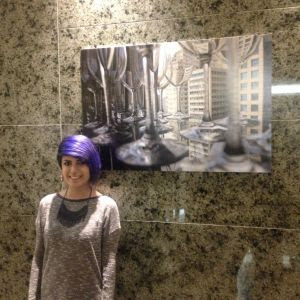 Aluna Samyra e sua foto 